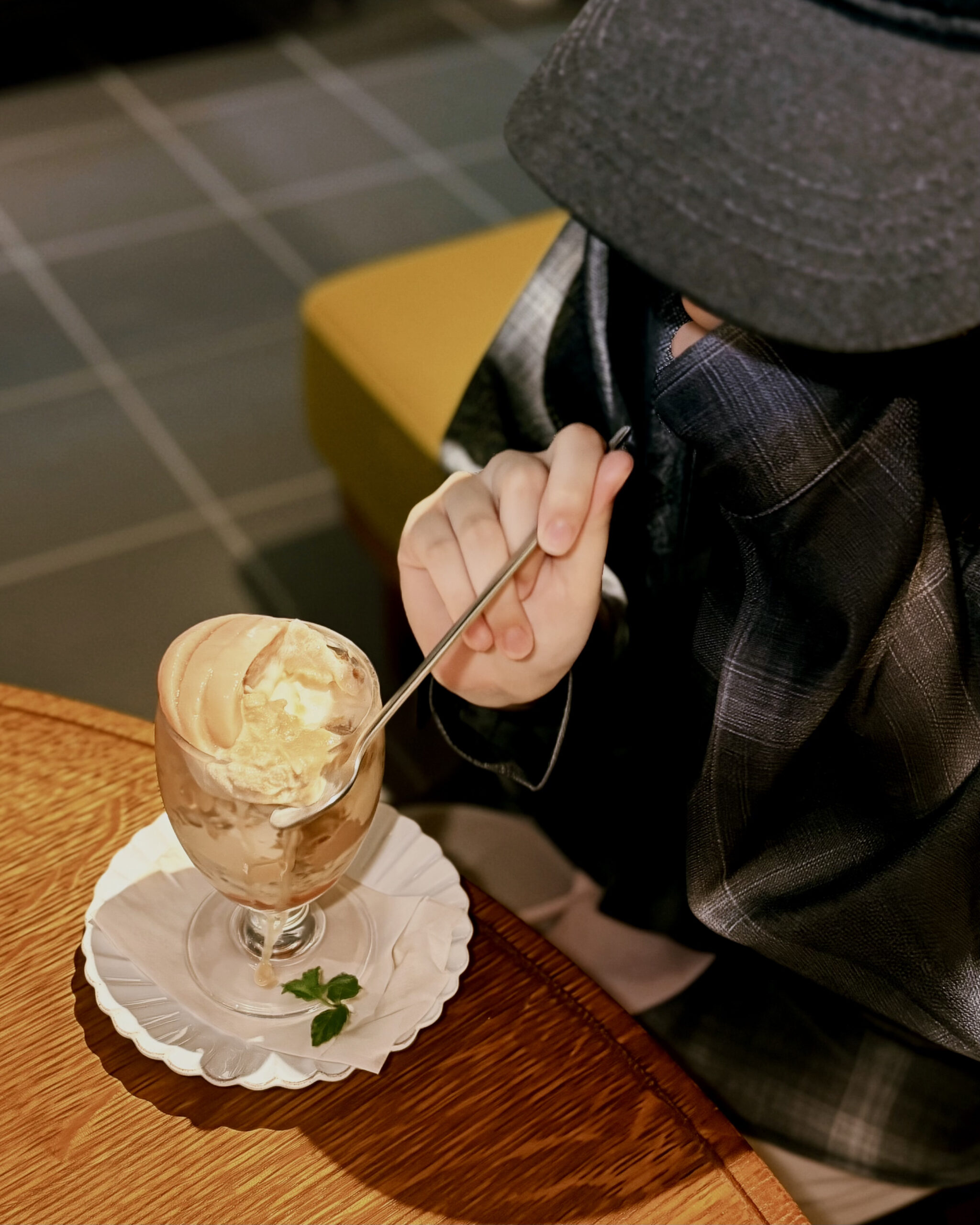 KéFUの桃パフェ